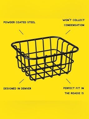 Black Wire Storage Basket - Made Only for Yeti Roadie 15